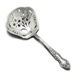 Meadow Rose by Watson, Sterling Bonbon Spoon, Monogram C