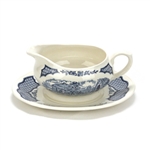 Fair Winds by Alfred Meakin, China Gravy Boat & Tray