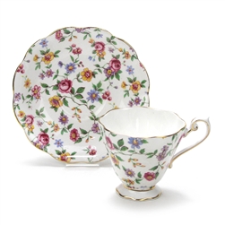 Cup & Saucer by Royal Standard, China, Chintz Floral