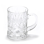Mug, Glass, Leaf Design