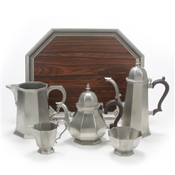 Octette by Gorham, Pewter 6-PC Tea & Coffee Service