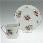 Demitasse Cup & Saucer by Hammersley, China, Floral Design