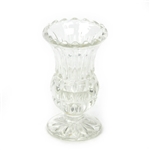 Vase, Glass, Panelled Design