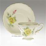 Demitasse Cup & Saucer by Vcagco, China, Yellow Rose