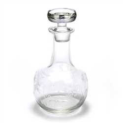 Decanter, Glass, Etched Design