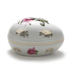 Egg Box by Lefton, China, Pink Roses