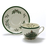 Christmas Tree by Spode, China Cup & Saucer
