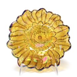 Lily Pons Amber Carnival by Indiana, Glass Nappy