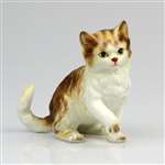 Figurine by Lefton, Porcelain, Tabby Cat