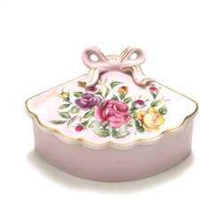 Box by Lefton, Porcelain, Ring, Fan & Bow Design