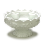 Hobnail, Milk Glass by Fenton, Glass Candle Bowl
