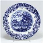 English Countryside by Royal Art, China Dinner Plate, Blue