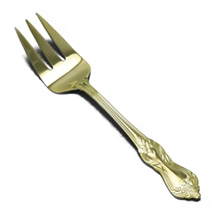 Golden Marlborough by Reed & Barton, Gold Electroplate Cold Meat Fork