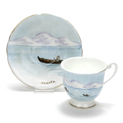 Cup & Saucer by Clarence, China, Alaskan Eskimo