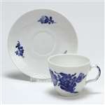 Demitasse Cup & Saucer by Royal Copenhagen, China, Blue Flowers