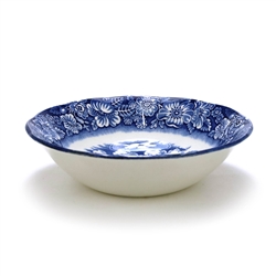 Liberty Blue by Staffordshire, China Coupe Cereal Bowl