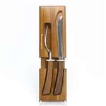 Woodlawn by Carvel Hall, Wood Carving Fork & Knife, Holder