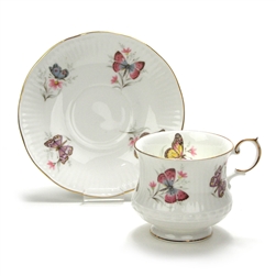 Cup & Saucer by Rosina, China, Butterfly Design