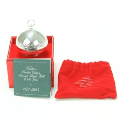 1995 Sleigh Bell Silverplate Ornament by Wallace