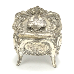 Jewelry Box by J B, Silverplate, The Capital