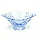 Caprice, Moonlight Blue by Cambridge, Glass Bowl, Footed, Handled
