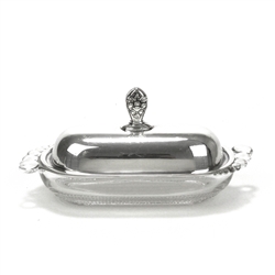 Adoration by 1847 Rogers, Silverplate Butter Dish