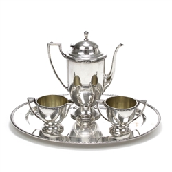 Harvest by Wm. Rogers, Silverplate 4-PC Coffee Service w/ Tray