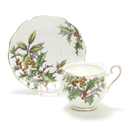 Flower of the Month by Royal Albert, China Cup & Saucer, Holly