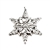 1970 Snowflake Sterling Ornament by Gorham
