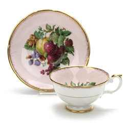 Cup & Saucer by Royal Grafton, China, Fruit