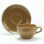 Casual, Brown by Iroquois, China Cup & Saucer