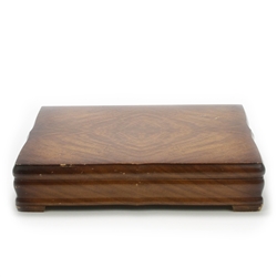 Silverware Box by Holmes & Edwards, Wood, Mahogany