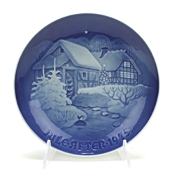 Christmas Plate by Bing & Grondahl, Porcelain Decorators Plate, Old Water Mill