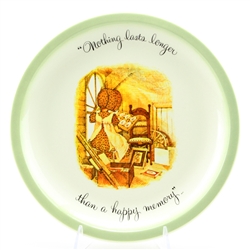 Holly Hobbie by American Greetings, China Collector Plate, Nothing lasts longer