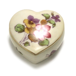 Vanity Box by Lefton, Porcelain, Heart