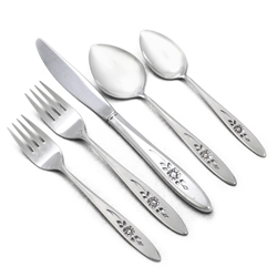 Rose Shadow by Oneida, Stainless 5-PC Place Setting