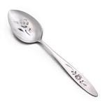 Rose Shadow by Oneida, Stainless Tablespoon, Pierced (Serving Spoon)