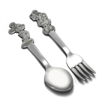 Walt Disney by Bonny, Stainless Baby Spoon & Fork, Mickey & Minnie