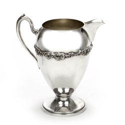 Water Pitcher by American Silver Co., Silverplate, Grape Design