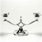 Adoration by 1847 Rogers, Silverplate Candelabrum, 2-Branch