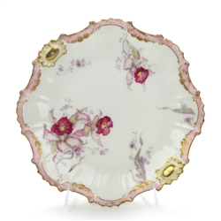 Decorators Plate by Limoges, Porcelain, Iris Design