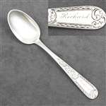 Mayflower by Kirk, Sterling Five O'Clock Coffee Spoon, Monogram Richard