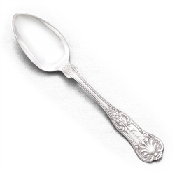 Dessert Place Spoon by Coin Silver, Kings Design, Monogram Carlos