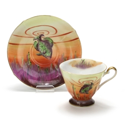 Cup & Saucer by Norcrest, China, Fish
