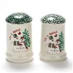 Let It Snow by Atico, China Salt & Pepper Shakers