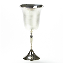 Water Goblet by International, Silverplate, Contemporary Design