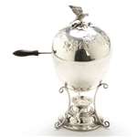 Egg Coddler by M & Co, Silverplate, Eagle Finial