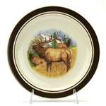 Bugling Elk by Tienshan, Stoneware Salad Plate