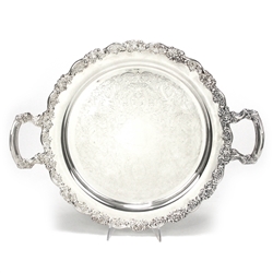 Du Maurier by Oneida, Silverplate Round Tray, Handled