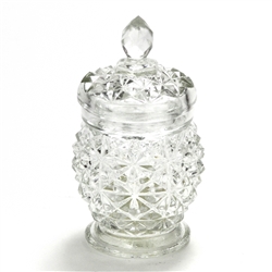 Jam Pot by Avon, Glass, Pressed Glass